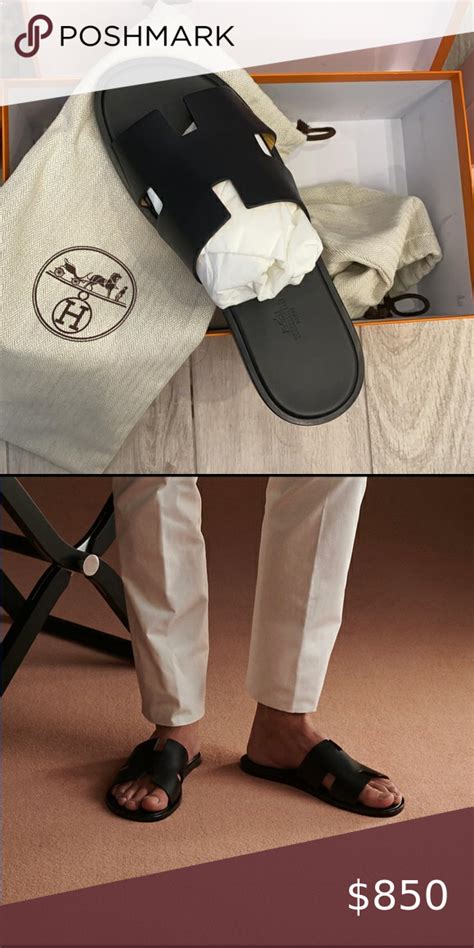 men hermes slides|hermes flip flops for men.